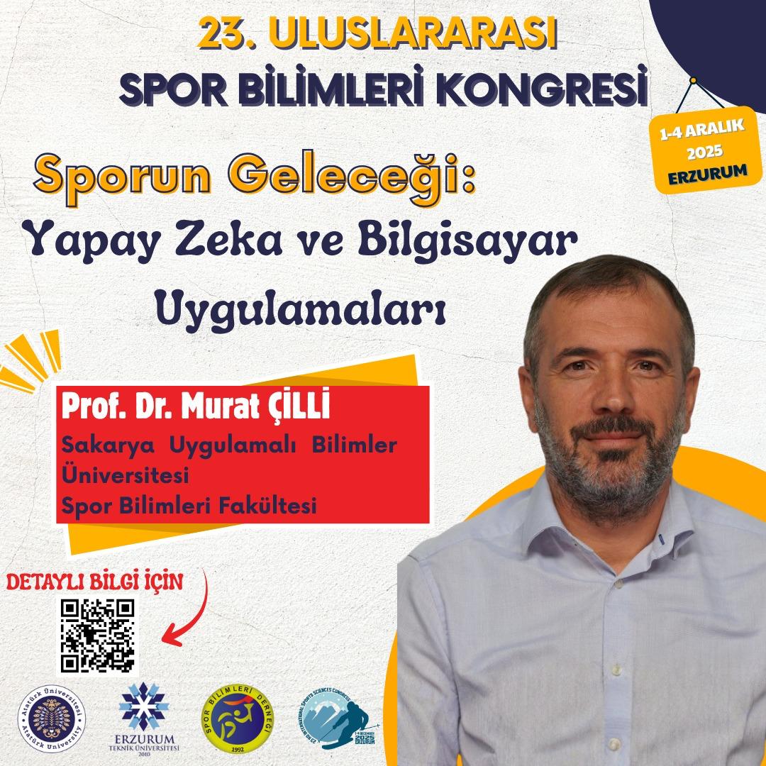 Prof. Dr. Murat ÇİLLİ - Sporda Yapay Zeka: Dijital Performans ve Yük Yönetimi